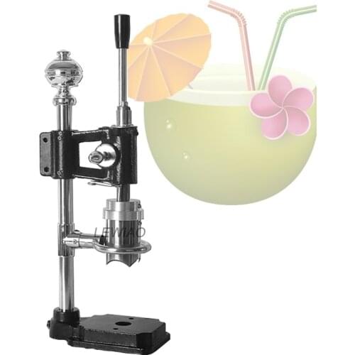 Manual Coconut Opening Machine Stainless Steel Coconut Tapping Hole Coco Water Juicer Driller Opener Tender Green Punching