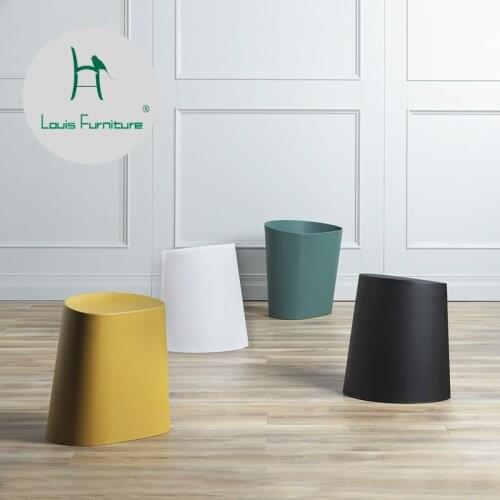 Louis Fashion Stools Nordic Minimalist Creative Modern Chair Shoes Multi-functional Space for Folding