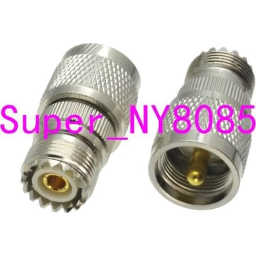 UHF PL259 male plug to UHF SO239 female jack in series RF adapter connector