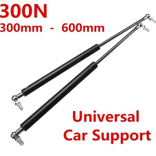 2X Universal 300-600mm 300N Car Struts Front Cover Bonnet Hood Rear Trunk Tailgate Boot Shock Lift Strut Support Bar Gas Spring