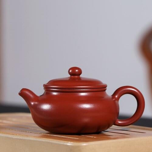 Yixing recommended quality goods manual famous ore dahongpao archaize pot of kung fu tea tea set wholesale