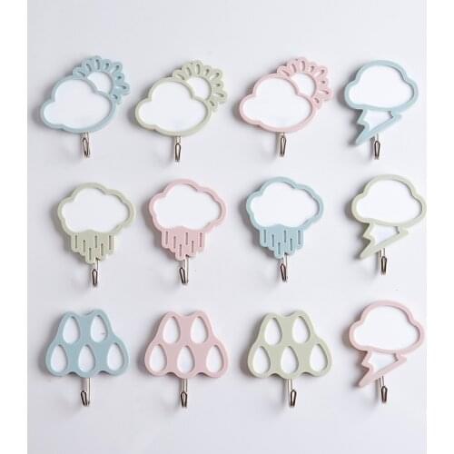 2PCS Irregular Shape Wallet Strong Sticky Hooks for Wall Hanger Door Hook Headset Key Hook Towel Kitchen Bathroom Accessories