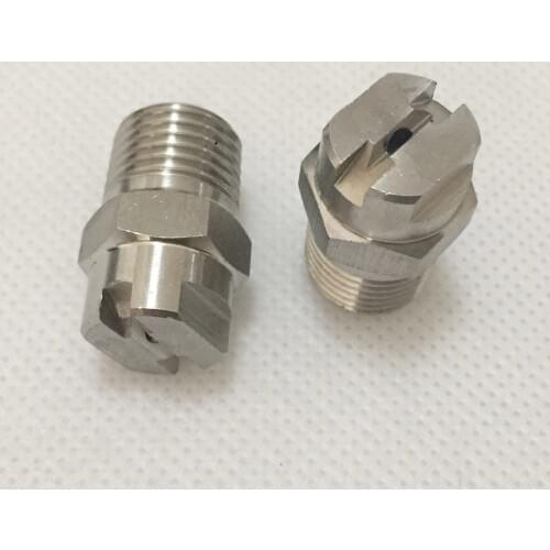 20 pcs/lot ) 1/4" SS vee jet flat fan spray nozzle