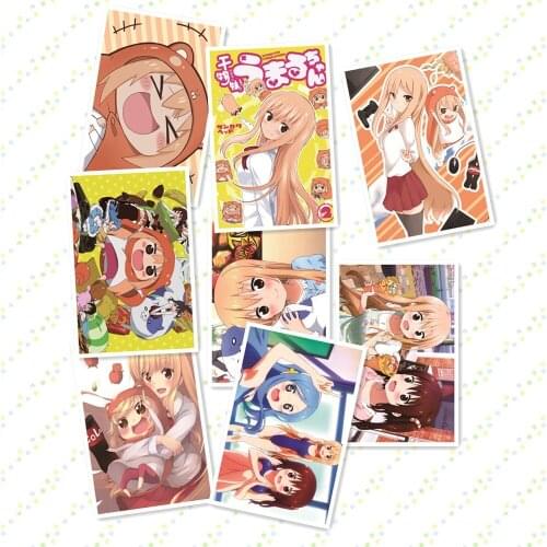 8 pcs/lot Anime Himouto! Umaru-chan Posters toy 8 different Paintings Wall Picture embossed Poster Toy gift 42x29cm