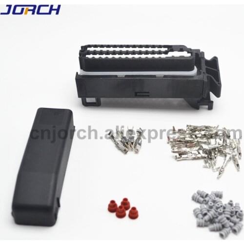 1set 52 Pin ECU Automotive Tyco connector 1393450-1 1393450-3 1393454-6 1J0 906 380 B V23542-C1052-B100 with shell 1393454-6