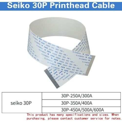 Free Shipping! 30P Same Surface Printer Flex Cable For Spt 510 Head Printing Machine Length 60cm