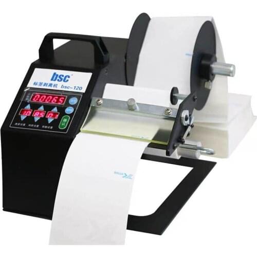 BSC-120 High Efficiency Automatic Label Stripping Machine Digital Display Synchronous Label Stripping Machine Label Separator