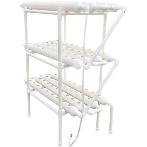 Household Balcony Vegetable And Fruit Planting Rack 3 Layer 12 Tube Soilless Cultivation Vegetable Planting Machine