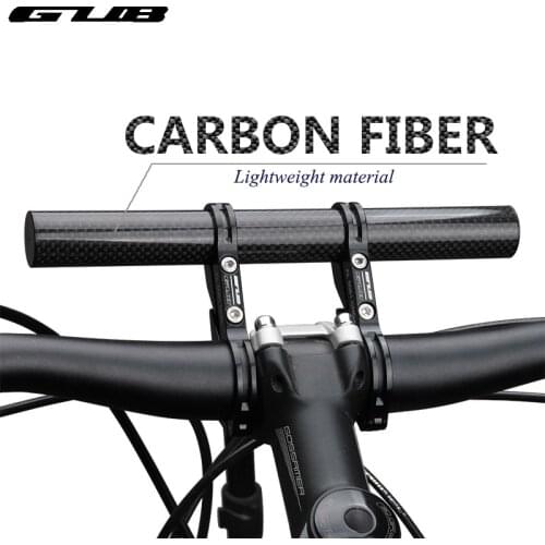 GUB Cycling Handlebar Extension for MTB Carbon Fiber Extender Bicycle Light Holder Bike Computer Mount Phone Bracket Accessories