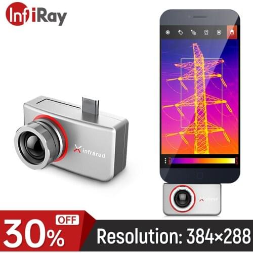 InfiRay Infrared Thermal Imaging Camera T3S Industrial PCB Circuit Detection Outdoor Android Thermal Imager Camera For Phone