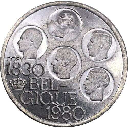 1830 Belgium 1930 500 Francs Lndependence Coin Metal Cupronickel Silver Plated Collectibles Souvenir Copy Coins