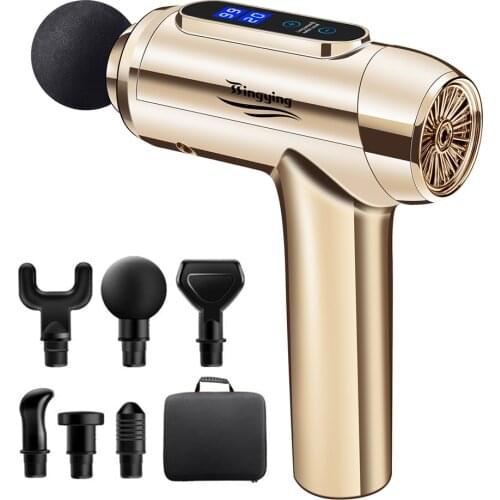 Massage Gun Muscle Relaxation Massager Vibration Fascial Gun Fitness Equipment Noise Reduction Design Massage For Male Female
