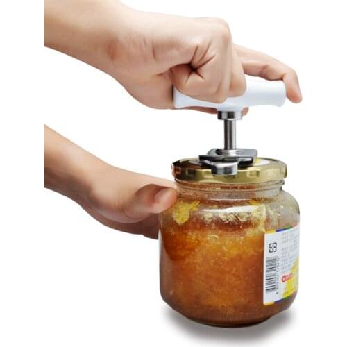 Stainless Steel Can Opener Twist Off Bottle Adjustable Jar Openers Manual Spiral Seal Lid Remover Screw Capper Kitchen Tool h4