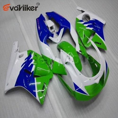 ABS Plastic fairing for ZXR250 1993 1994 1995 1996 1997 green white blue ZXR250 93 94 95 96 97 motorcycle bodywork kit