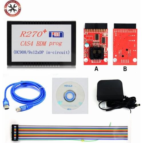 Original R270+ V1.20 Auto CAS4 BDM Programmer R270 CAS4 BDM Programmer Professional for bmw key prog free shipping