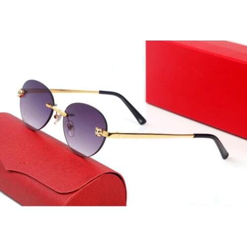 Vintage Rimless C Wire Sunglasses Men Eyewear Women For Summer Luxury Eyeglasses Men Glasses Frame Oculos De Sol Las Gafas