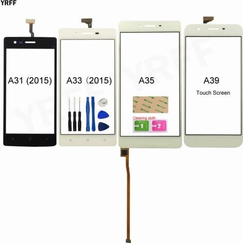 For Oppo A39 CPH1605/A35/A33 2015/A31 2015 Touch Screen Digitizer Touch Front Glass Panel Sensor Phone Parts