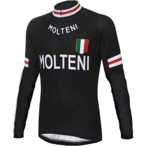 WINTER FLEECE THERMAL Long Cycling Jerseys 2018 MOLTENI NEW Mtb Long Sleeve Men Bike Wear Cycling Clothing