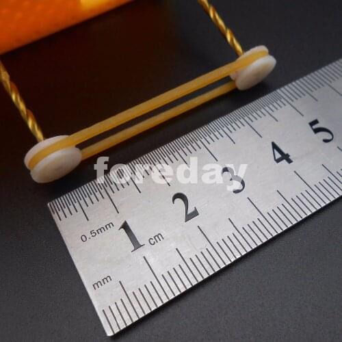 1000PCS 1.5MMX28MM Silicone Rubber Drive belt Pulley Model Motor DIY Toys 1.5MM X 28MM Inner diameter: 15MM Yellow *FD032X1000
