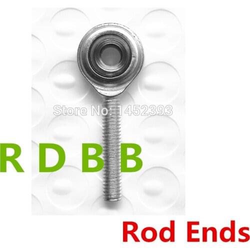 12pcs 4mm/3mm SA4P/K SA3P/K Threaded Rod Bearing Metric Thread SA4T/K SA3T/K for Delta Kossel 3D printer part Carbon rod