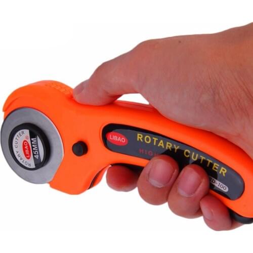 45mm Rotary Cutter Set Blades Fabric Circular Quilting Cutting Patchwork Leathercraft Sewing Tool Quilter Leather Cutter