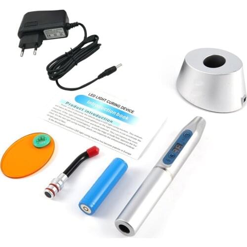 5W High Power LED Curing Light Dental Equipment Wireless LED Light Device Light-sensitive Machine With Digital Display practical