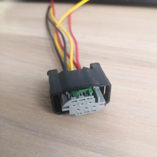 6 Pin Tyco Accelerator Pedal Plug Throttle Valve Sensor Connector Wire Harness Pigtail For BENZ BMW 1-967616-1 7M0973119