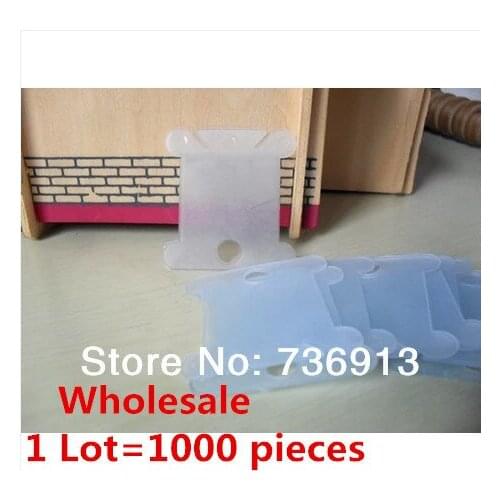 Wholesale Total 1000 pieces Embroidery / Cross Stitch Thread Threading Board Card Bobbin---Plastic