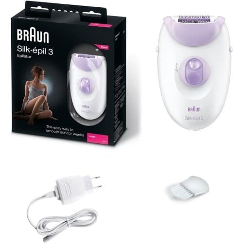 Silk-epil 3 Legs and Body Epilator For, Easy hair removal, Fine hairs can even brings out and takes