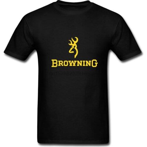 Printing Browning T Shirt O-Neck Summer Personality Fashion Men T-Shirts Sweat