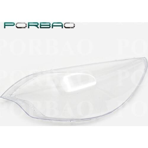 Car Headlight Lens Cover For KIA RIO 2014 2015 2016 2017 Lampshade Car Lights Headlight Head Lamps Cover Shell DIY