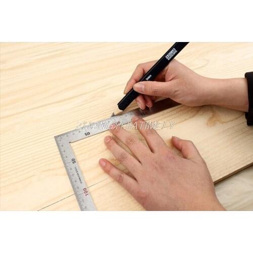 Stainless steel angle ruler 90 degree thickening 300mm multifunction multipurpose angle ruler carpentry right-angle ruler