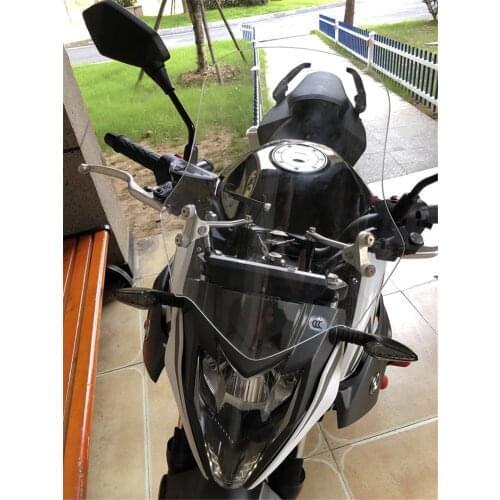 High 40CM/50CM/55CM for CFMOTO 400NK 650NK Front Motorcycle Windshield Windscreen