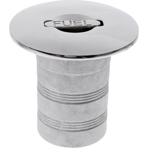 Marine Boat Gas Fuel Deck Fill Filler Keyless Lift Cap Stainless Steel 50mm