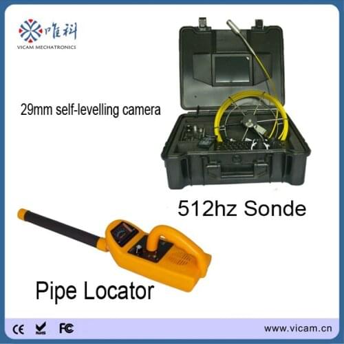 Professional 40M underground 512hz sonde locator receiver pipeline inspection sewer pipe camera with meter counter