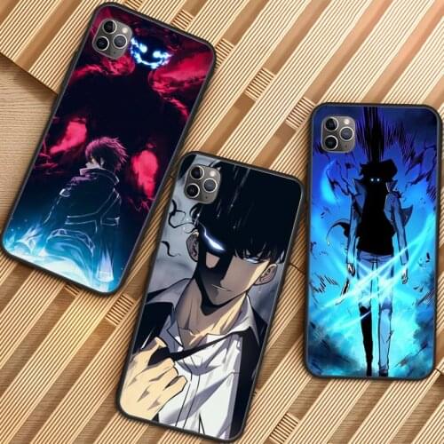 Solo leveling novels comics Phone Case for iPhone 11 12 pro MINI XS MAX 8 7 6 6S Plus X 5S SE 2020 XR