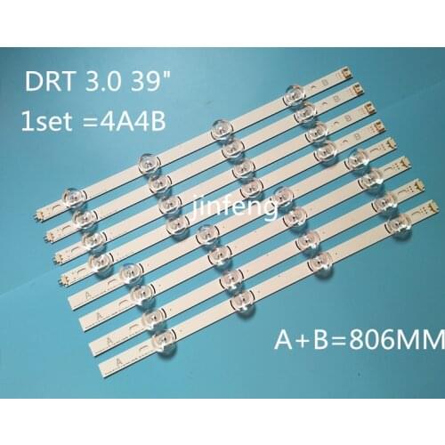 Led backlight 8 leds FOR 39LB5800 innotek DRT 3.0 39"-A -B 390HVJ01 Rev01 39LB561V 39LB5800 39LB56