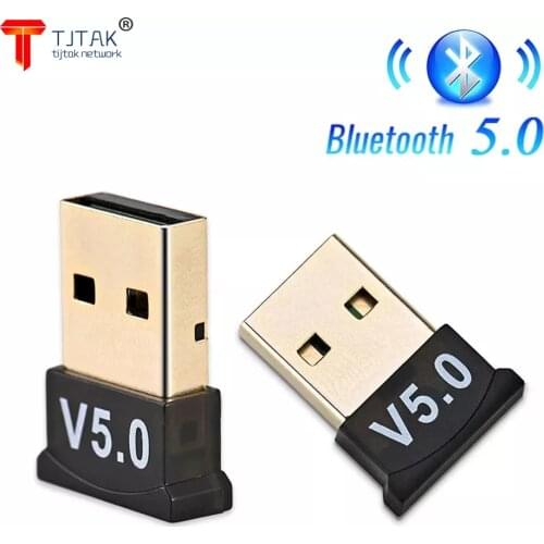 Usb bluetooth 5.0 adaptador transmissor bluetooth receptor de áudio bluetooth dongle adaptador usb sem fio para computador portá