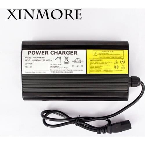 XINMORE 16.8V 15A 14A 13A 12A Lithium Battery Charger For 14.8V Ebike E-bike Li-Ion Lipo Battery Pack AC DC Power Supply