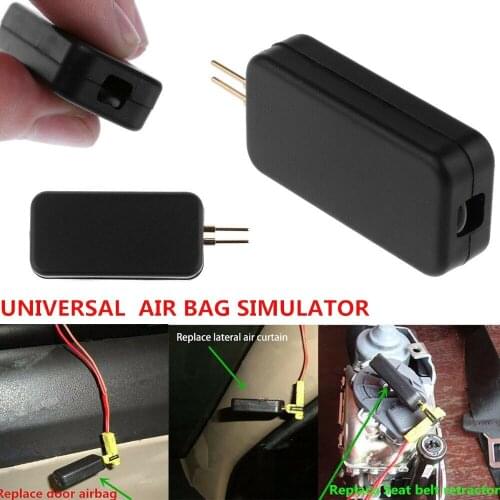 1PC Airbag Emulator Black Bypass Car Fault Light SRS Sensor High Quality