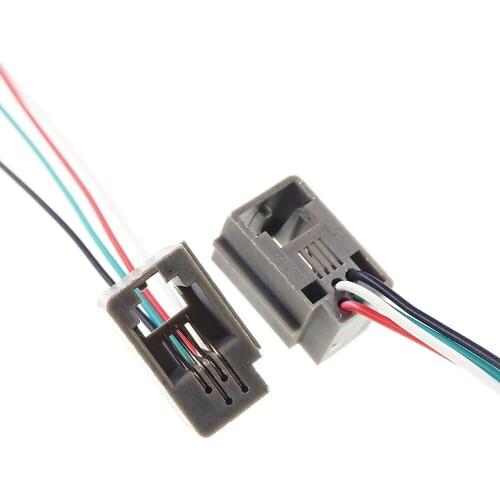 1000pcs Grey Modular Jack 616E 4P4C wire length 15cm 4 colors