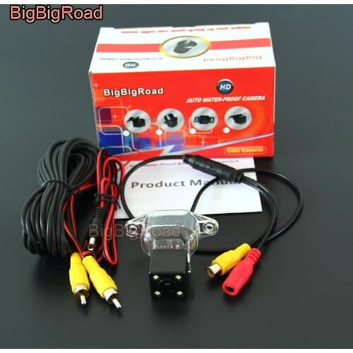 BigBigRoad Car Rear View Reverse Camera For Wuling Hongguang night vision waterproof HD CCD Backup parking camera