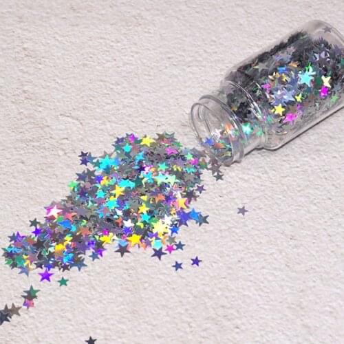 Five-Pointed Star Sequins Bright Flake Sequins Nail Art Glitter Resin Pigment Sequins Flakiess Fillings Jewelry Making