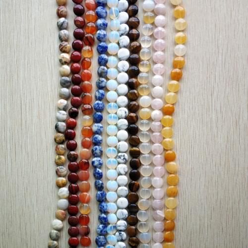 Wholesale 32pcs/lot fashion assorted natural stone round shape beads 12mm for jewelry Accessories making free shipping