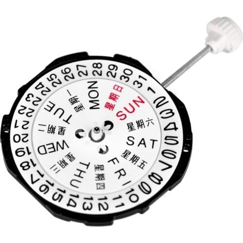 SL28 Three Hands Quartz Movement Date Watch Wristwatch Parts Repair Accessories Date Display Watch Repair Tools for Watchmaker