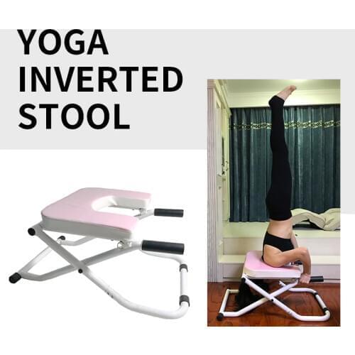 Yoga Inverted Chair Machine Home Practice Inverted Auxiliary Tool Upside Down Foldable Stool Fitness Equipment