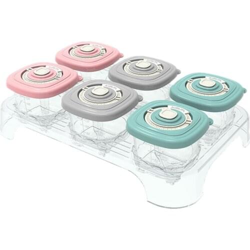 MISUTA 120ML Baby Snack Box Fresh Food Fruits Storage Box Baby Care Outdoors Child Food Container Milk Powder Box