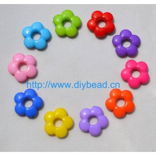 DIY Fashion Necklace Department,Hallow Blossom,20MM Mix Color Acrylic Sugar Beads