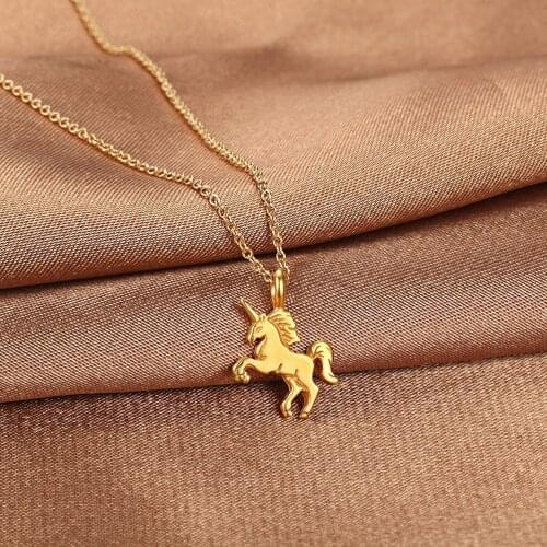 2021 new fashion pony popular necklace pendant jewelry female cute animal girl necklace jewelry jewelry