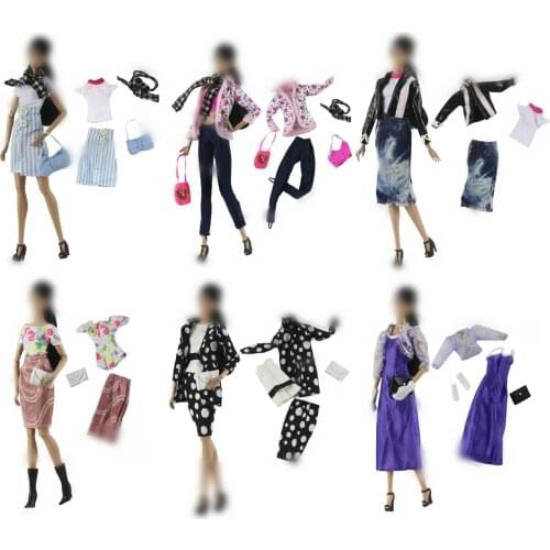 30cm Doll Dress Fashion Clothes handmade outfit For Barbie Doll for licca Accessories Baby Toys Best Girl' Gift